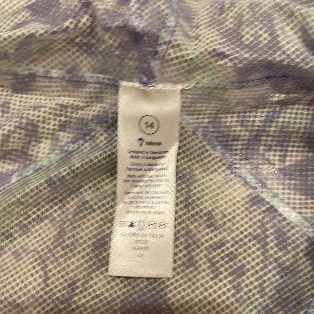 Ivivva Hit The Field Jacket Size 14Waterproof Windbreaker Lululemon Kids